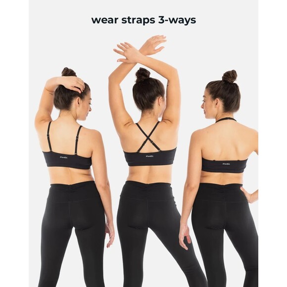 Handful Convertible‎ Sports Bra Black Size xs - Picture 1 of 8